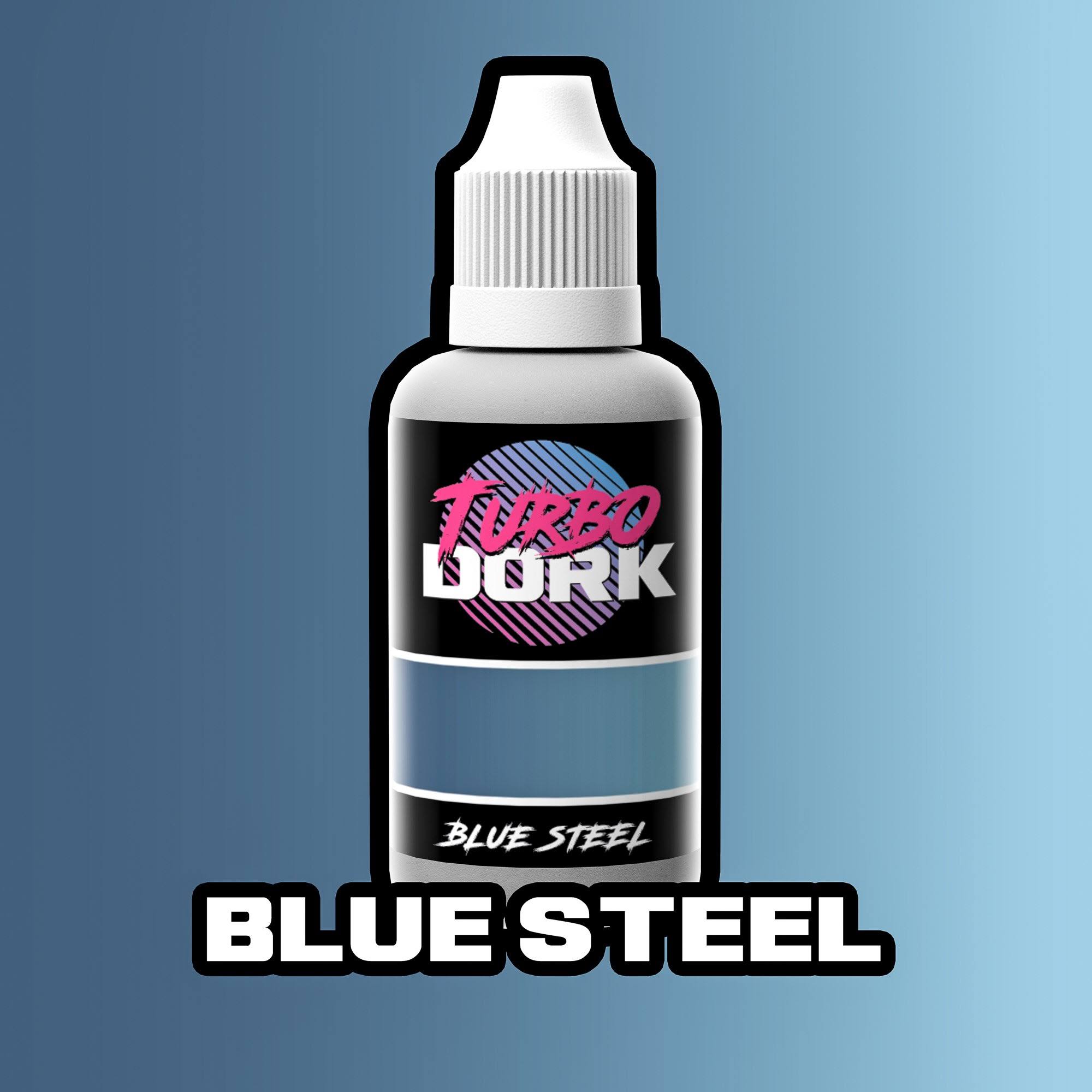 Turbo Dork - Metallic - Blue Steel Acrylic Paint 20ml