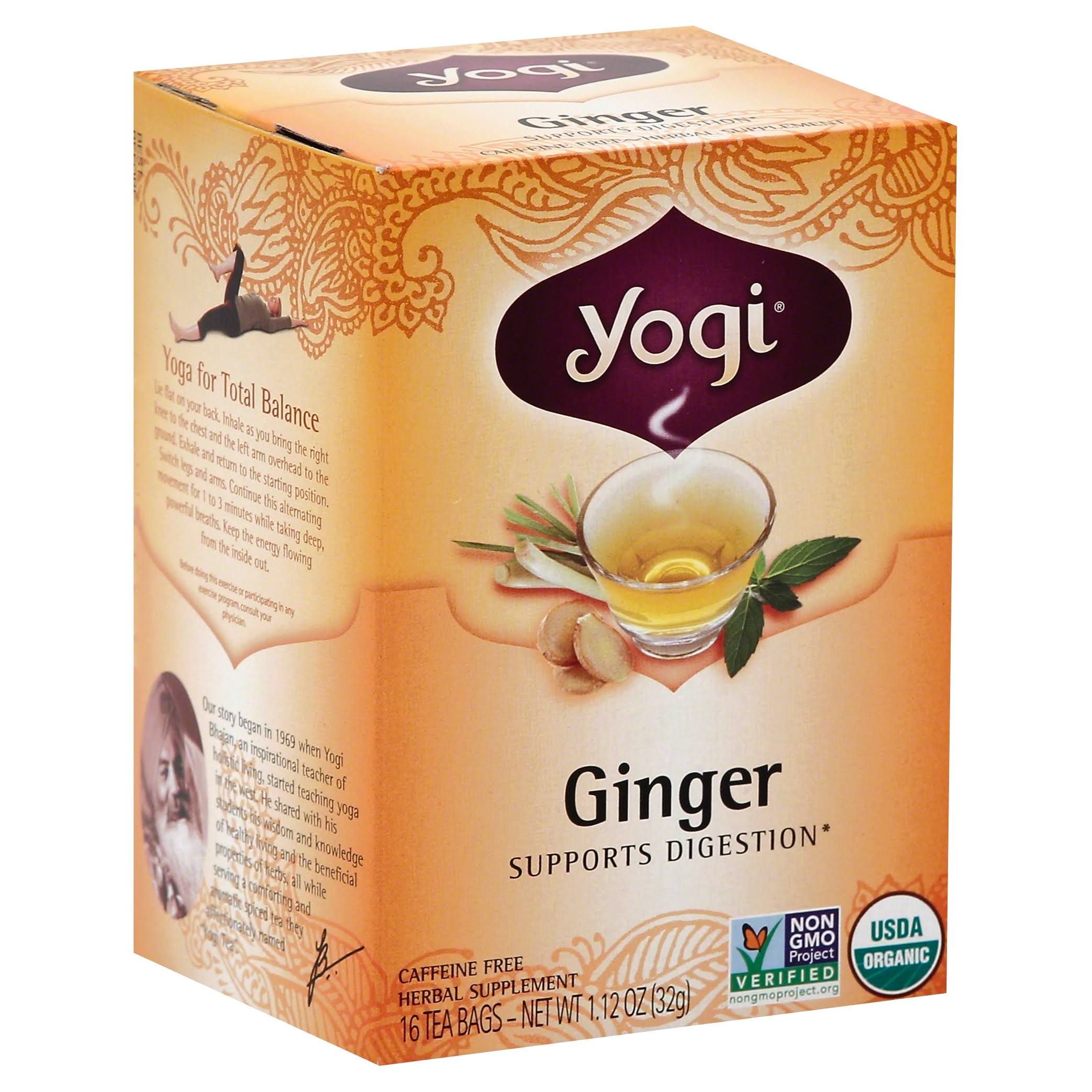 Yogi Ginger Herbal Tea - 16ct