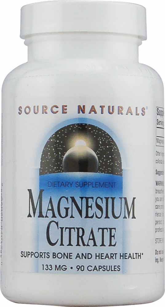 Source Naturals Magnesium Citrate Dietary Supplement - 133mg, 90ct