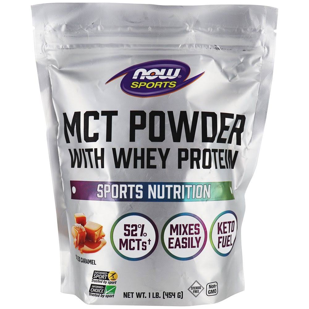NOW MCT Powder Whey Protein Salted Caramel