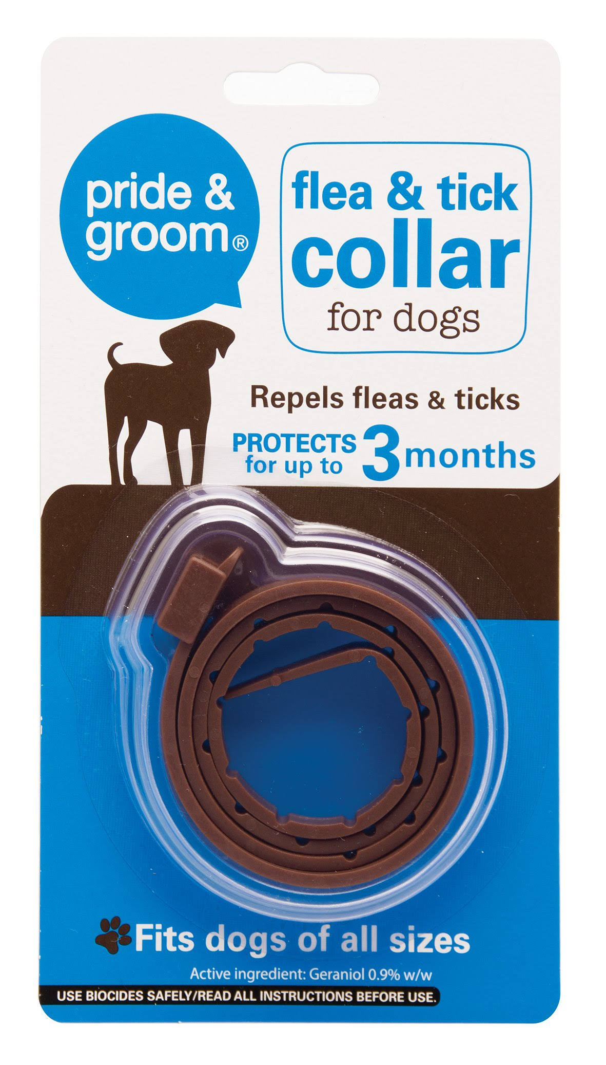 Pride & Groom Flea & Tick Collar for Dogs