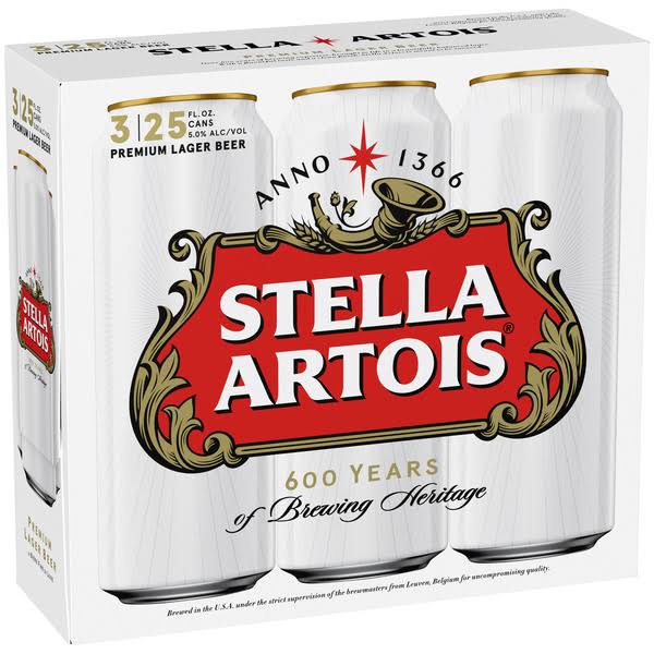 Stella Artois Premium Lager Beer - 25 fl oz