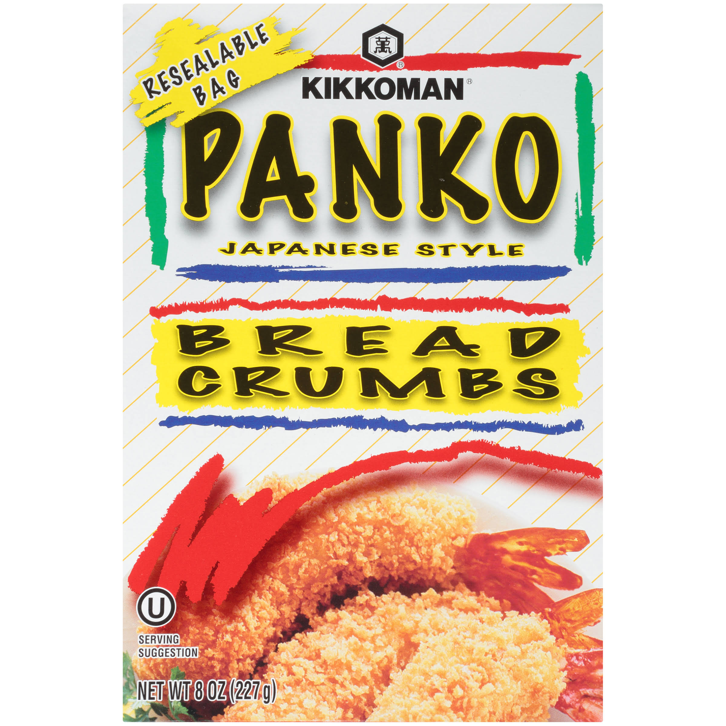 Kikkoman Panko Bread Crumbs - Unbleached, 8oz