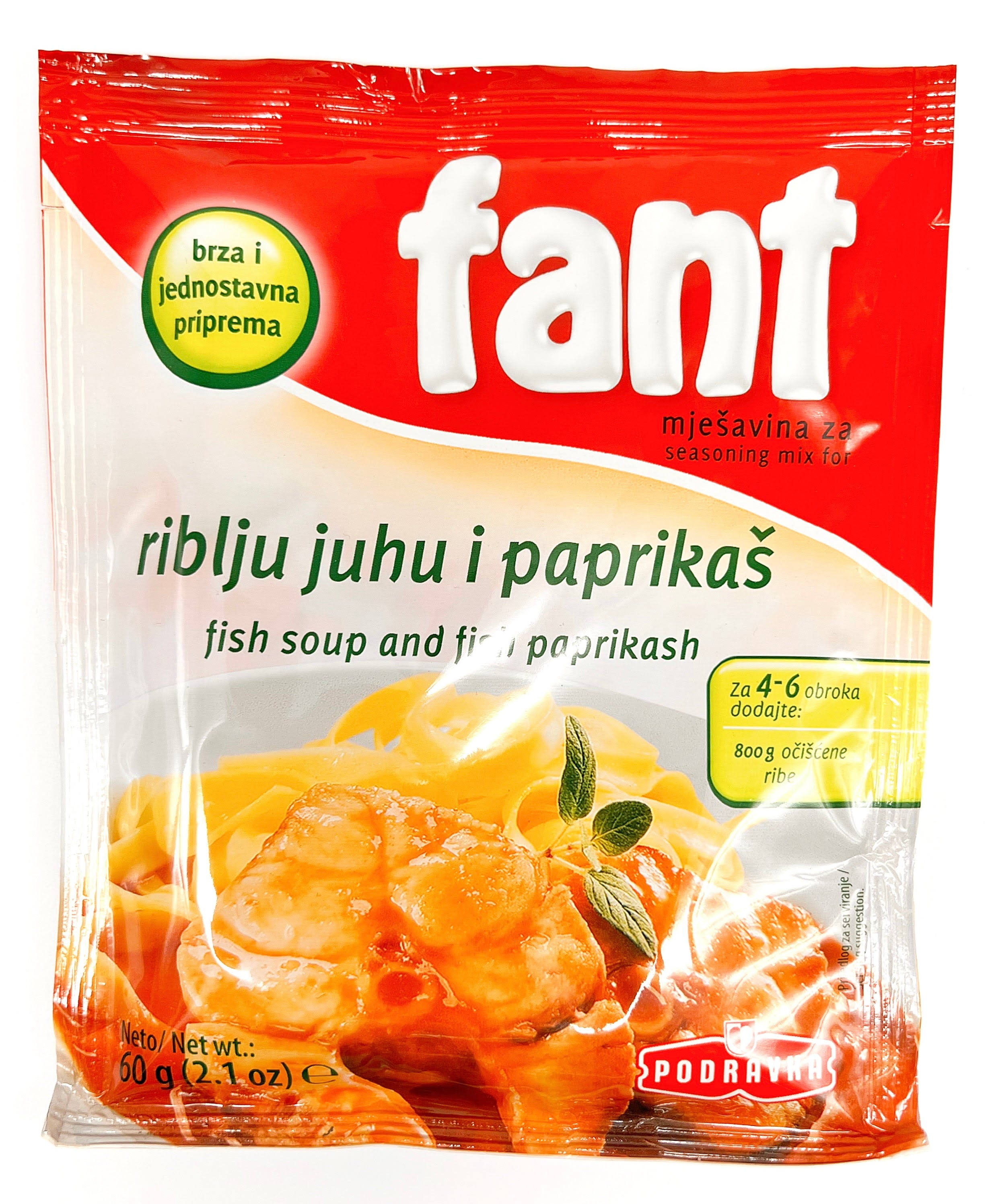 Fant Seasoning for Fish Soup 60g