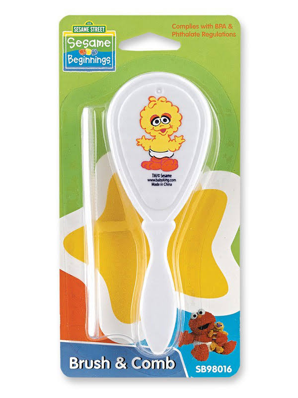 Elmo and Friends Brush and Comb Set - White