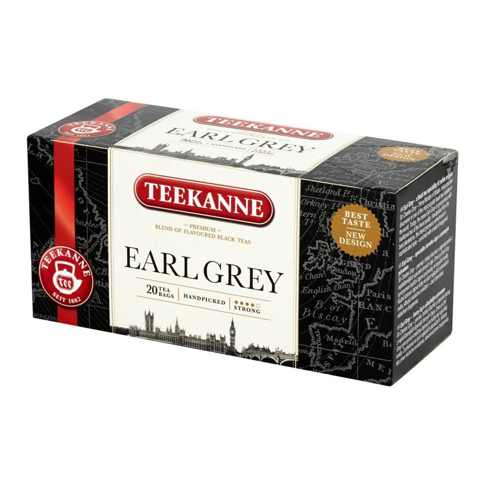 Teekanne Earl Grey Black Tea - 20 Tea Bags, 33g