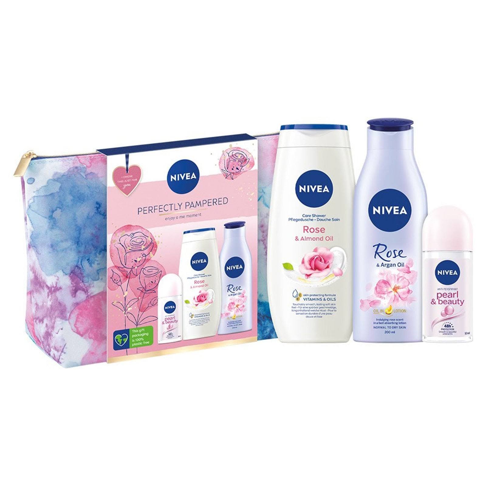 Nivea Perfectly Pampered 3 Piece Giftset Bag