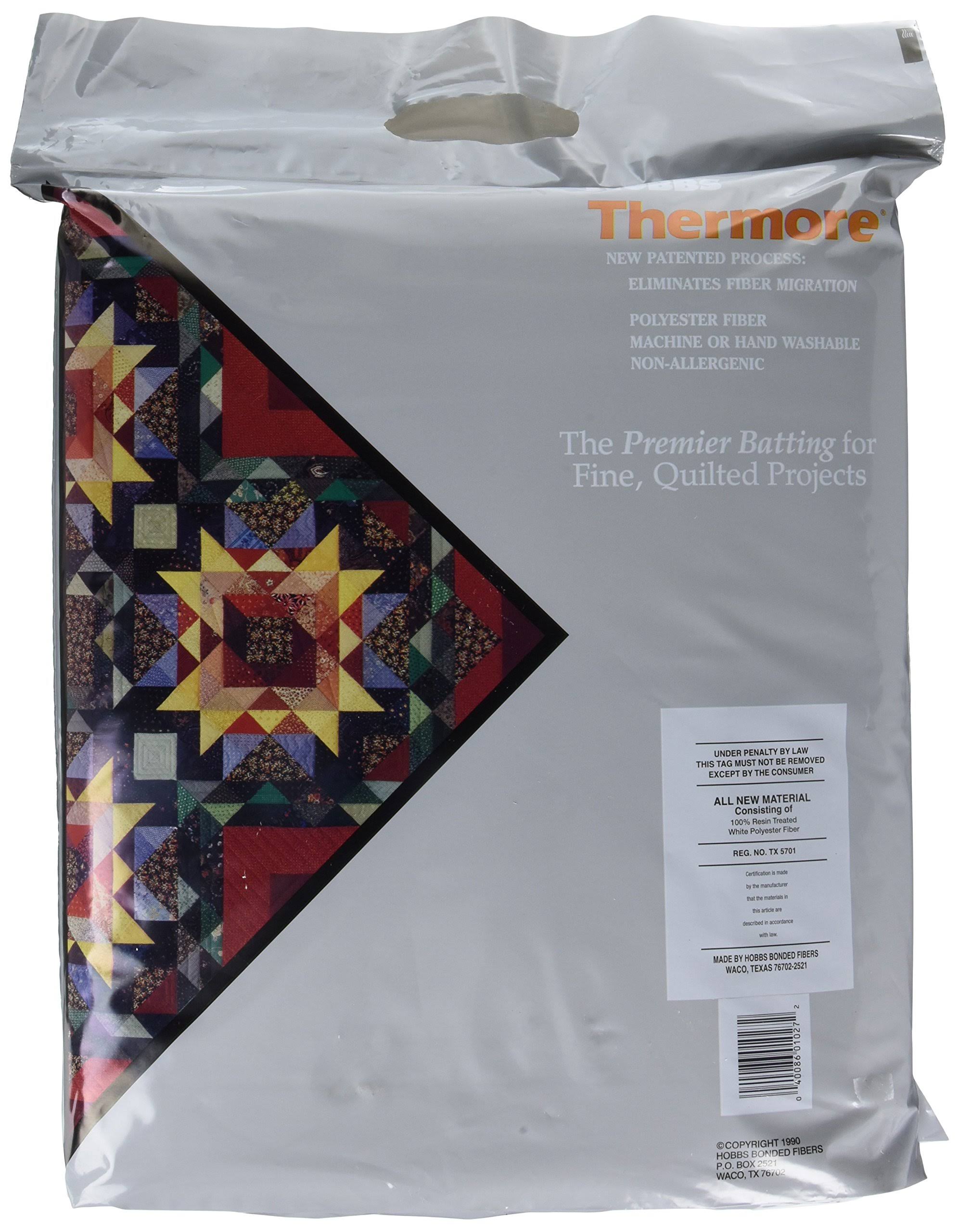Hobbs Batting Thermore Micro Loft Polyester Quilt - Queen Size, 90" x 108"