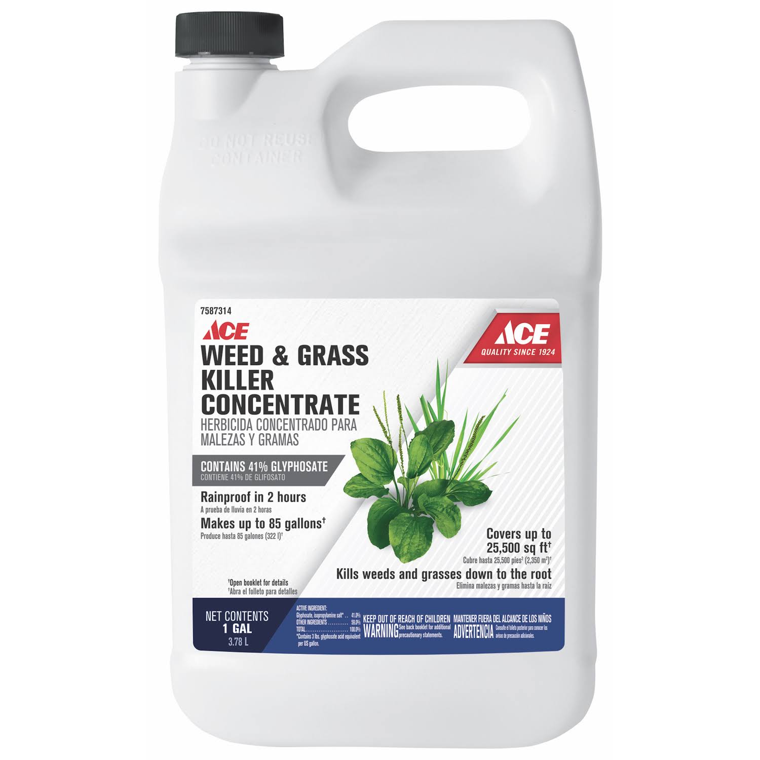 Ace Weed and Grass Killer Concentrate - 3.78L