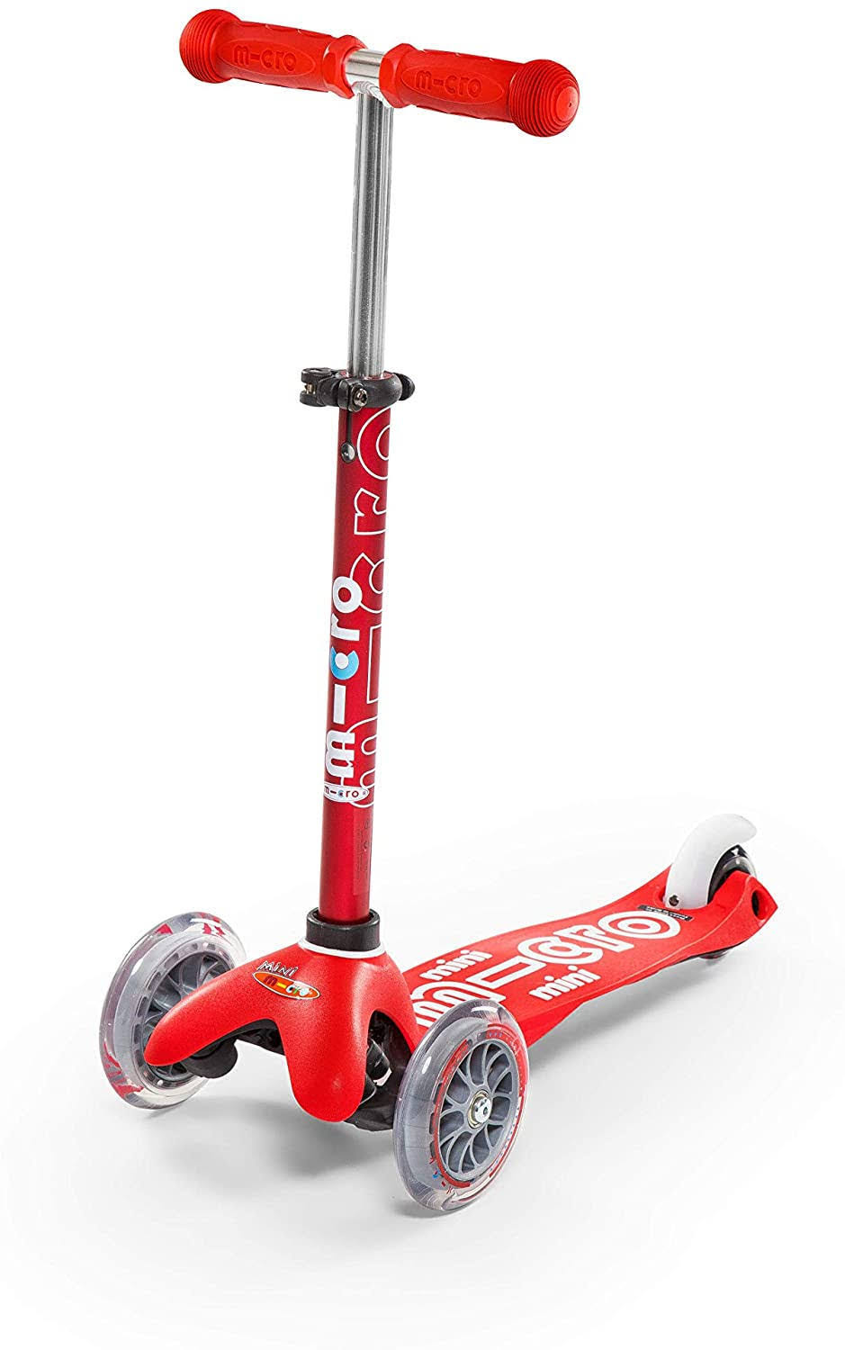 Micro Mini Deluxe Kids Scooter - Red, 3 Wheel