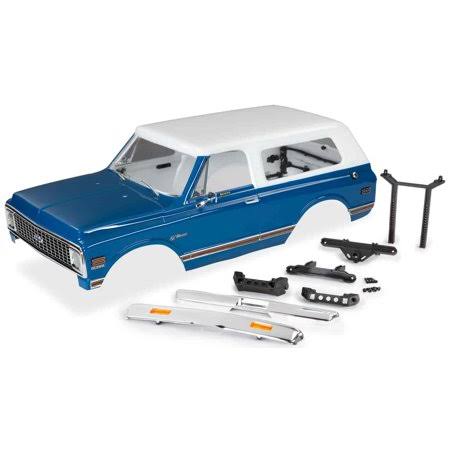 Traxxas Chevrolet Blazer 1972 Complete Blue Body TRA9111X