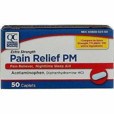 Quality Choice Non-Aspirin PM, Extra Strength, Caplets - 50 caplets