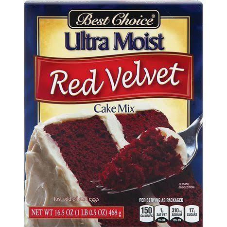 Best Choice Ultra Moist Red Velvet Mix - 16.5 Ounces - Green Hills Grocery - 5th Avenue - Delivered by Mercato