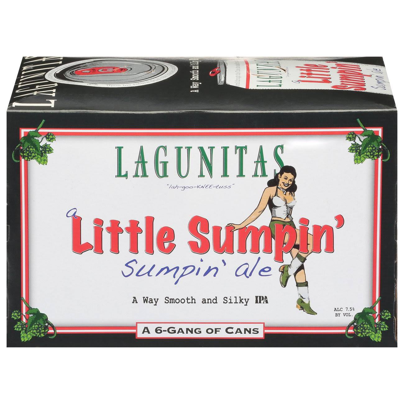 Lagunitas Beer, Ale, Little Sumpin - 6 cans