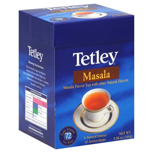 Tetley Tea - Masala, 72 Tea Bags, 144g