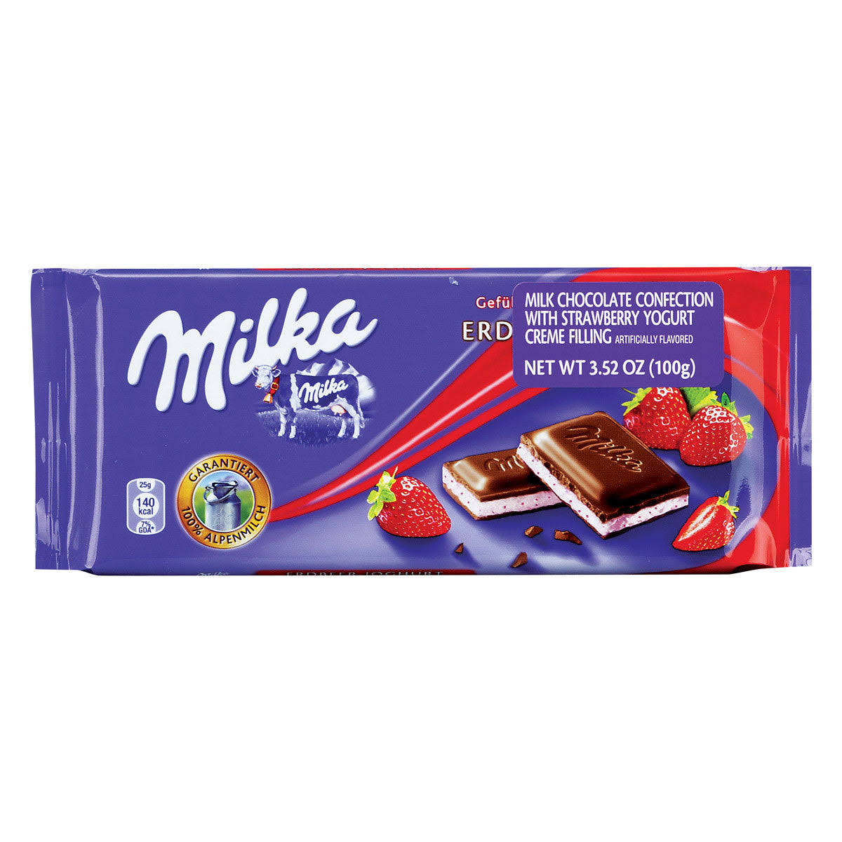 Milka Chocolate Confection - Strawberry Yogurt