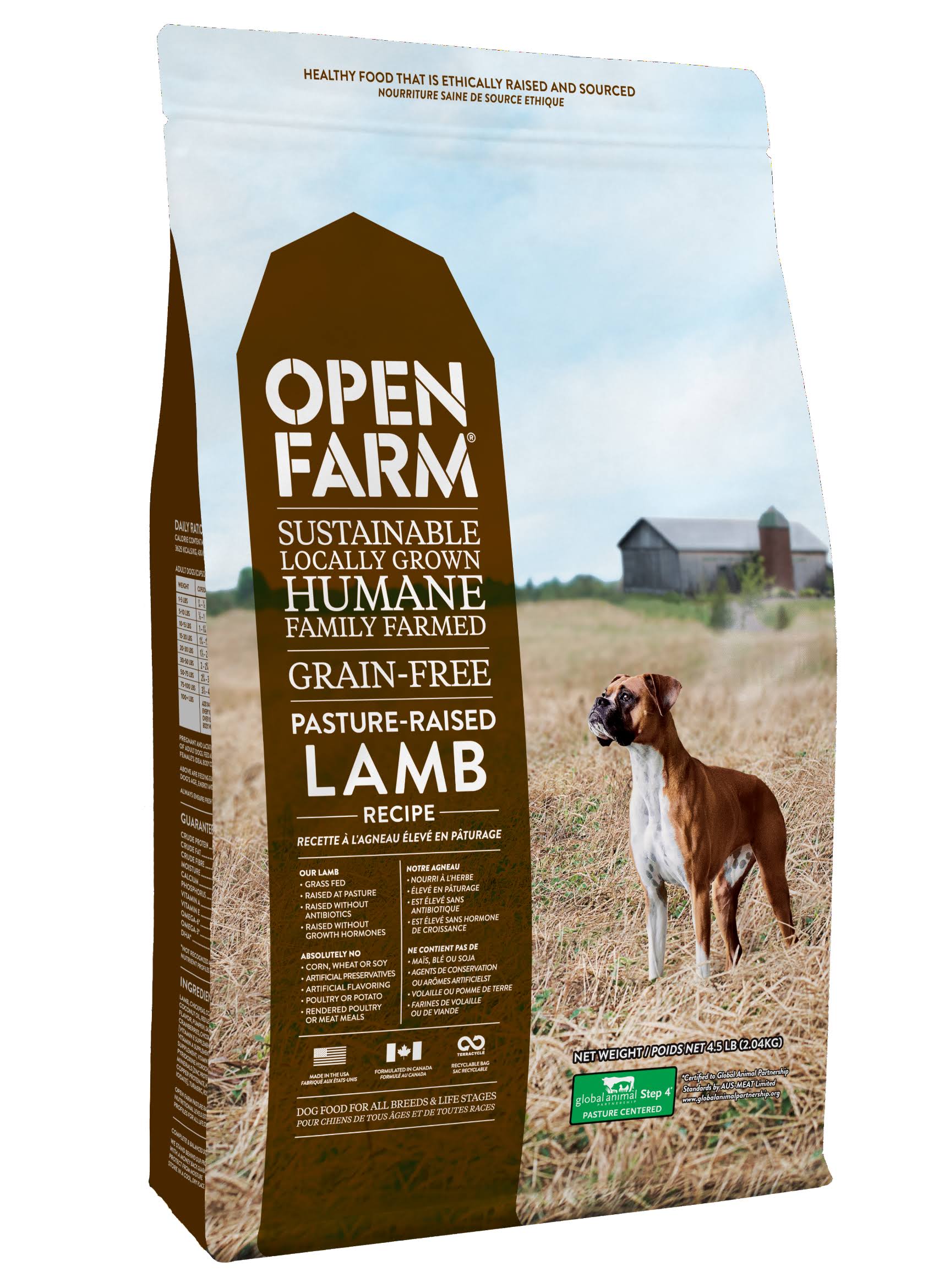 Open Farm Pasture-Raised Lamb Grain Free Dry Dog Food 12lbs