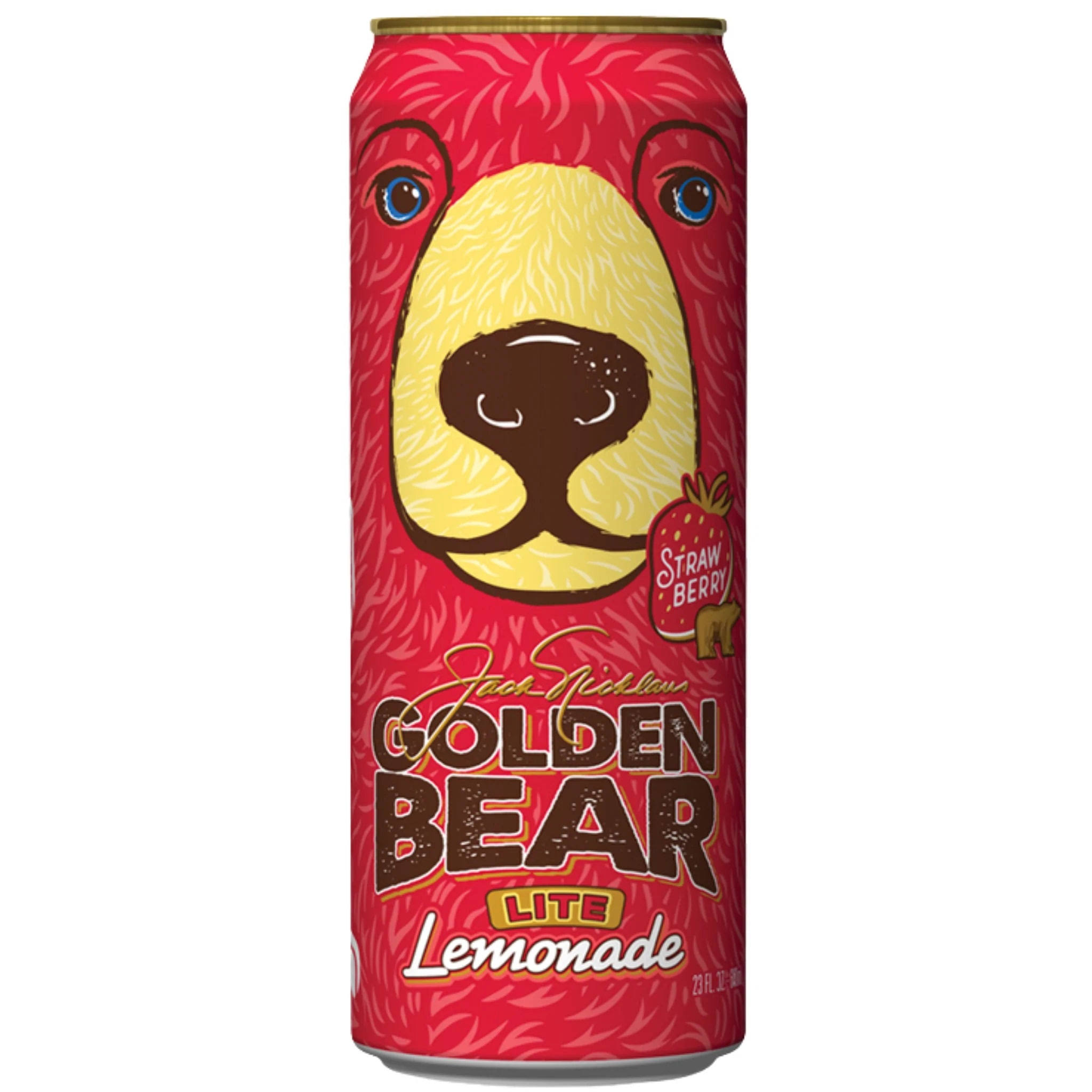 Jack Nicklaus Gold Bear Lemonade - with Strawberry, 23oz