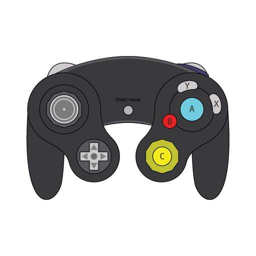 Teknogame Wired Gamecube Controller - Black