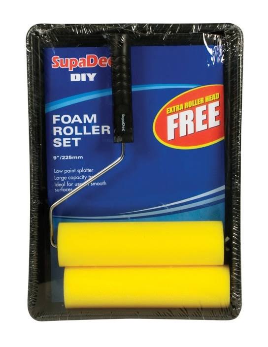 Supa Dec Foam Roller and Tray Set - 9"