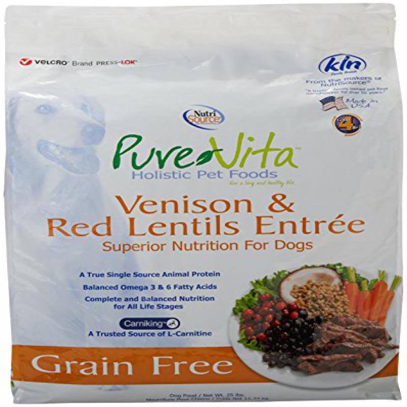Purevita Grain Free Venison Dog Food 25lb