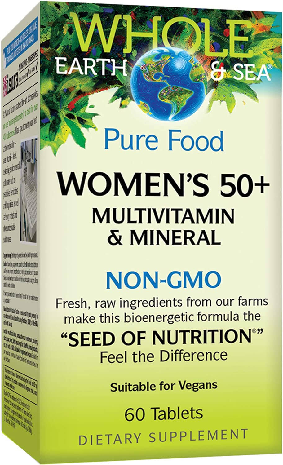 Whole Earth & Sea Women's 50+ Multivitamin & Mineral 120 Tablets
