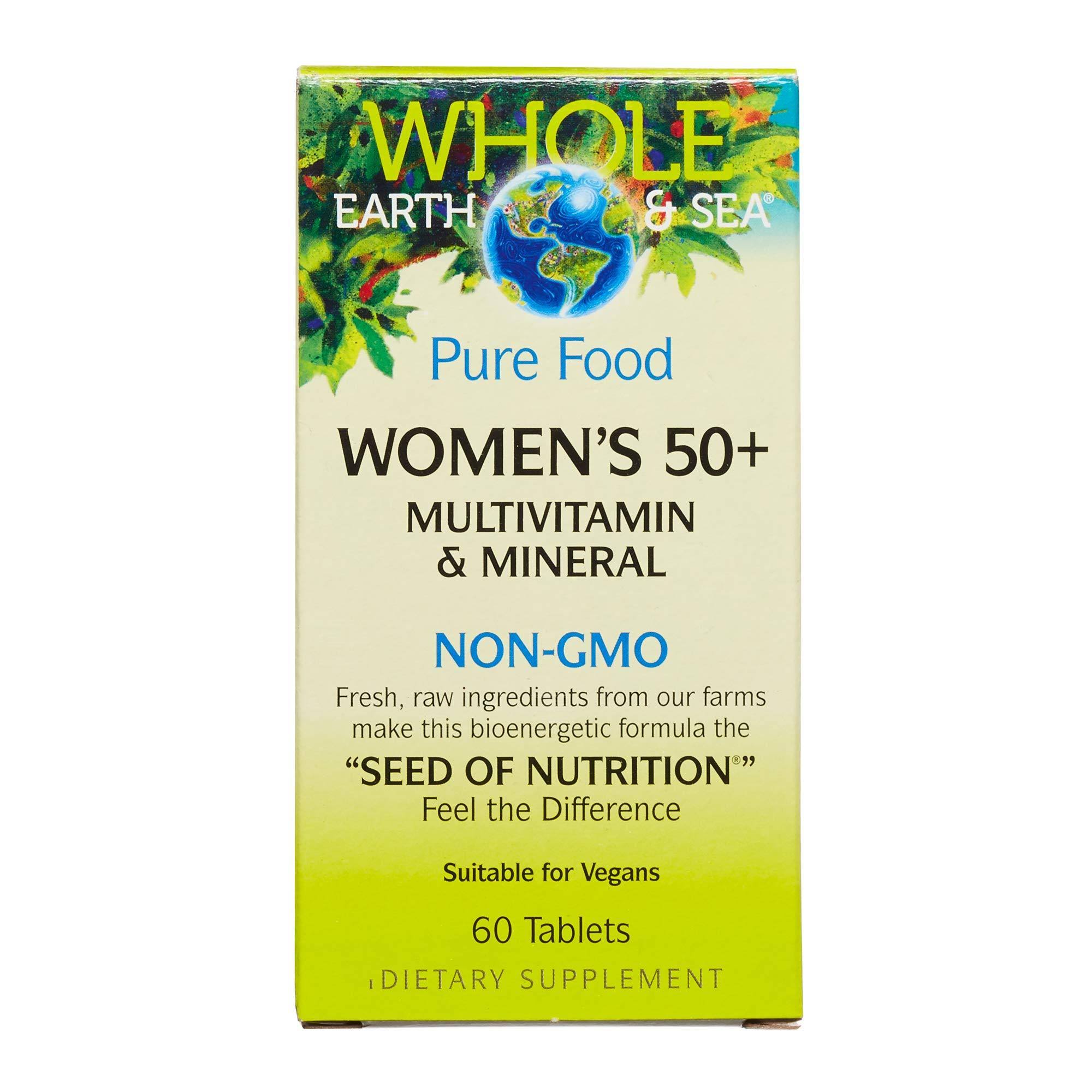 Whole Earth And Sea Women's 50+ Multivitamin And Mineral - 60 Tablets