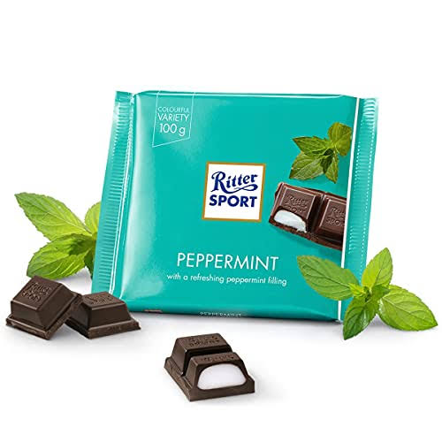 Ritter Sport Dark Chocolate with Peppermint Bar
