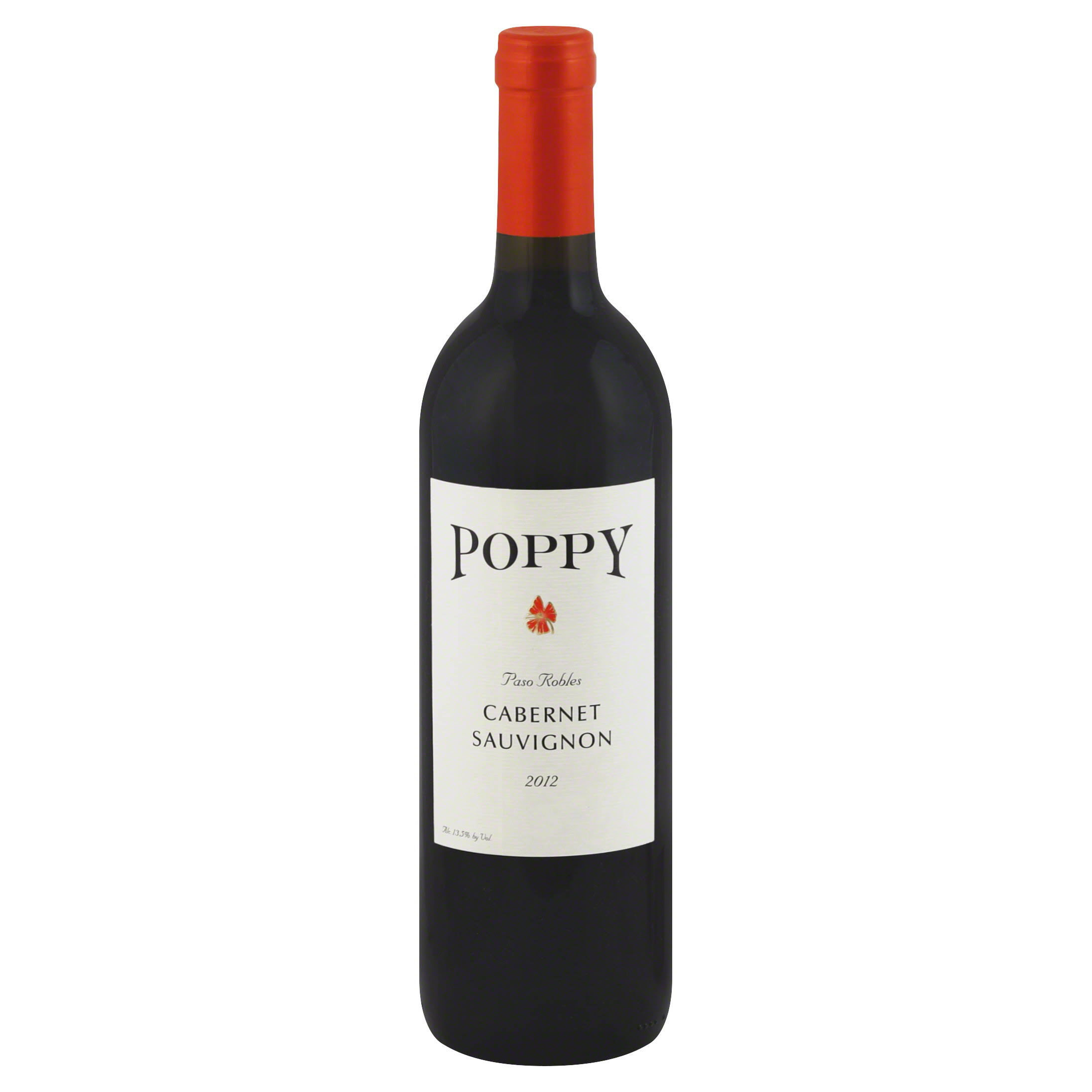 Poppy Cabernet Sauvignon Paso Robles 2012 Red Wine - California, USA