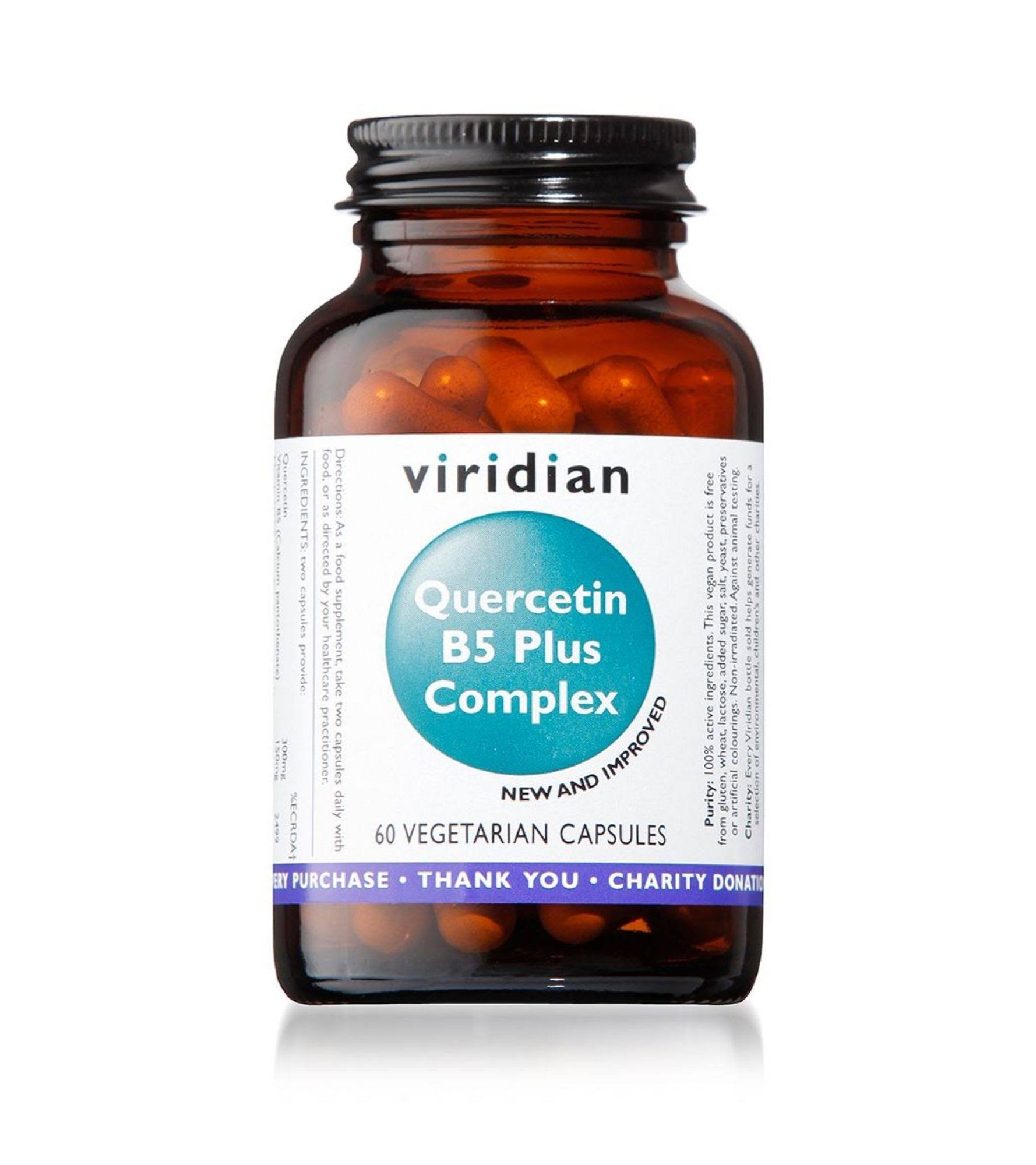 Viridian Quercetin B5 Plus Complex - 60 vegicaps