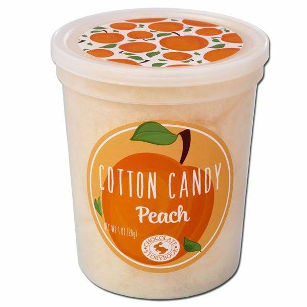 Peach Gourmet Flavored Cotton Candy –Unique