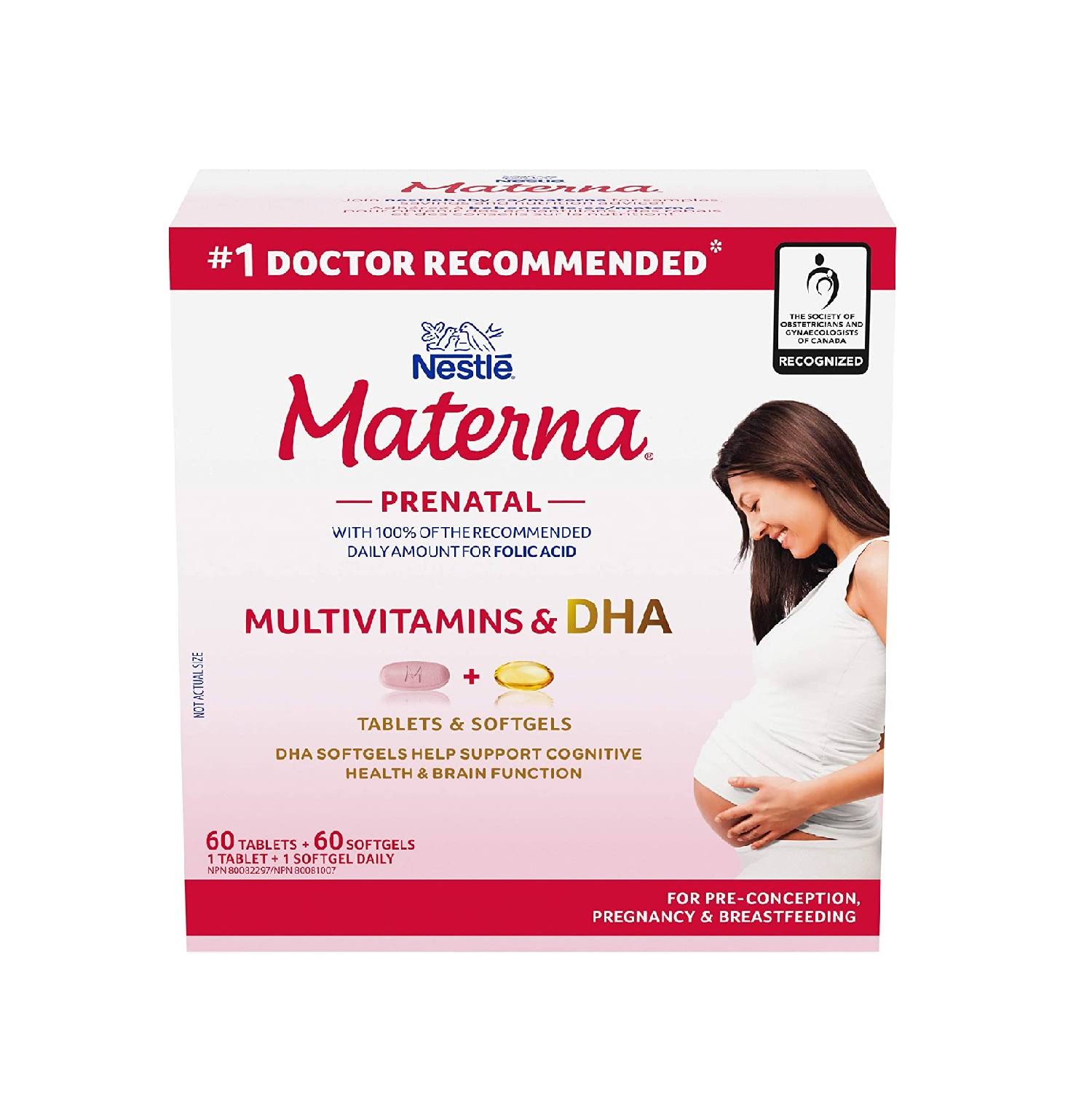 Materna DHA Prenatal Supplement Combo Pack