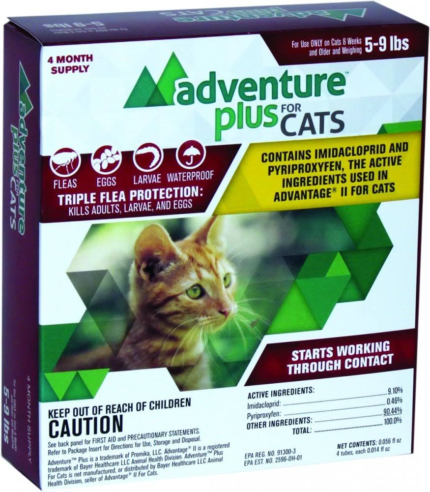 Adventure Plus for Cats - 4pk, 5-9lb