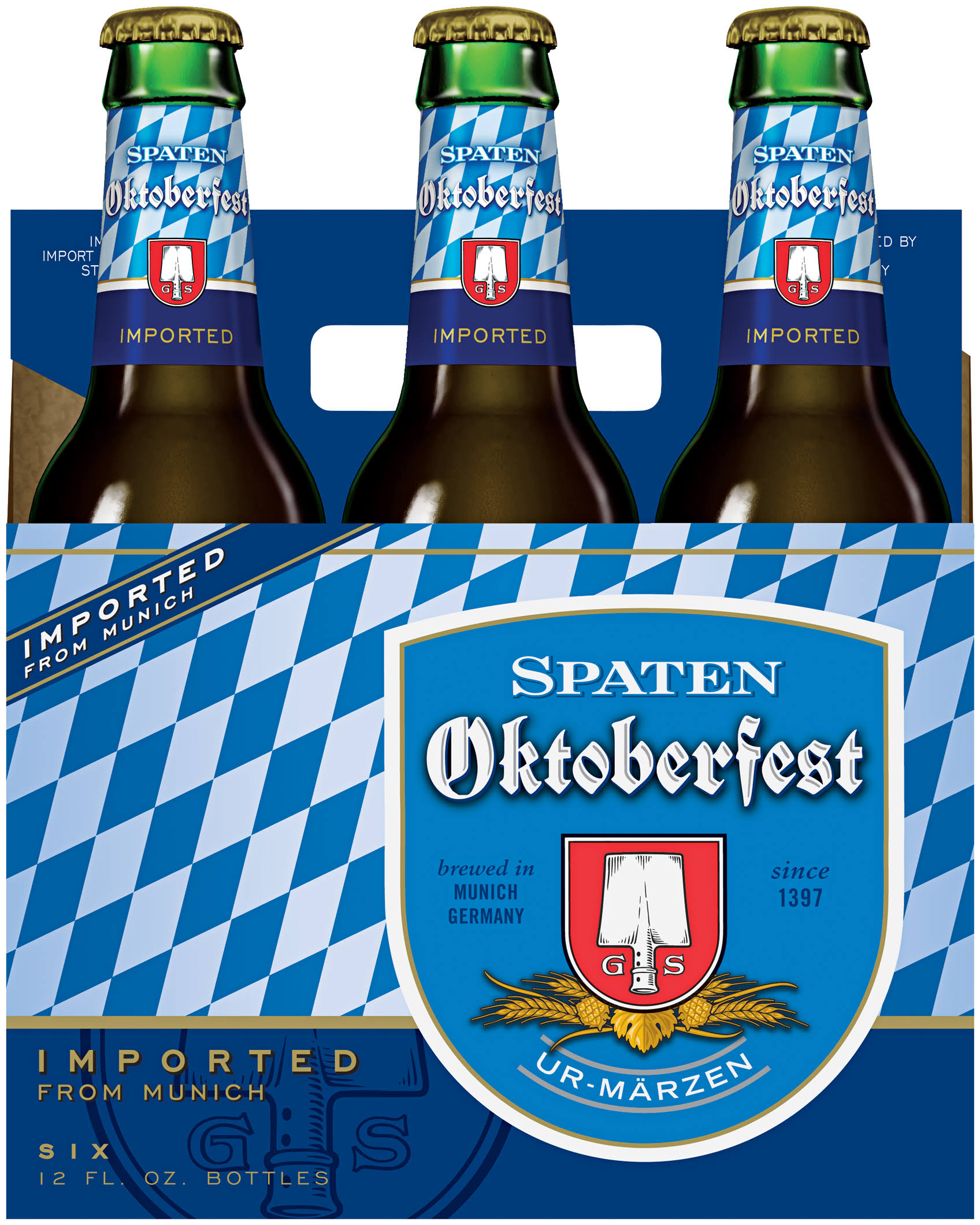 Spaten Beer, Imported Premium, Munich Oktoberfest - 6 pack, 12 fl oz bottles