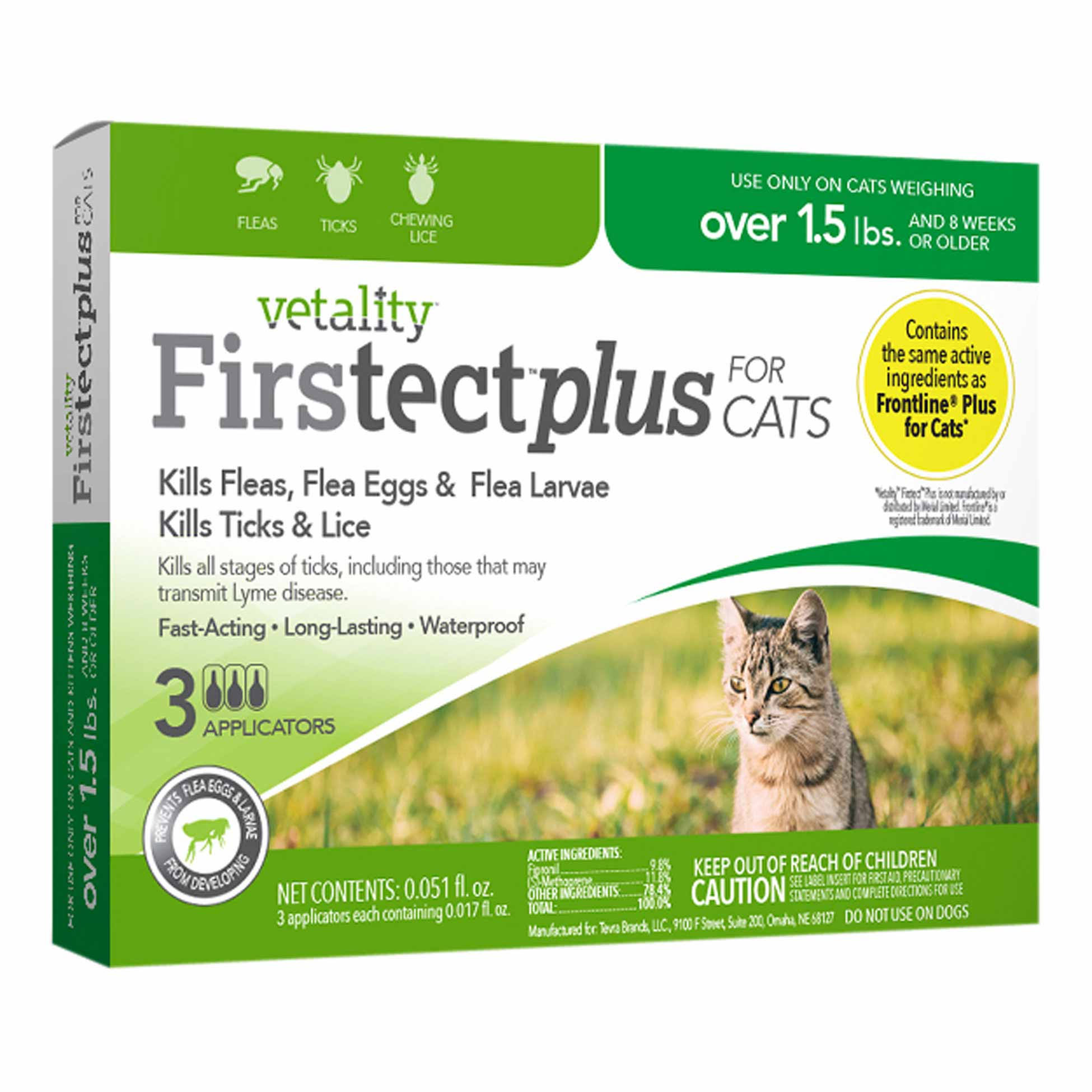 Vetality Firstect Plus For Cats - 3 Applicators