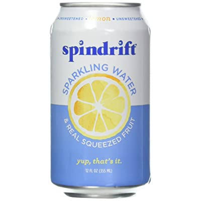 Spindrift Sparkling Water, Lemon, 12 Fl Oz