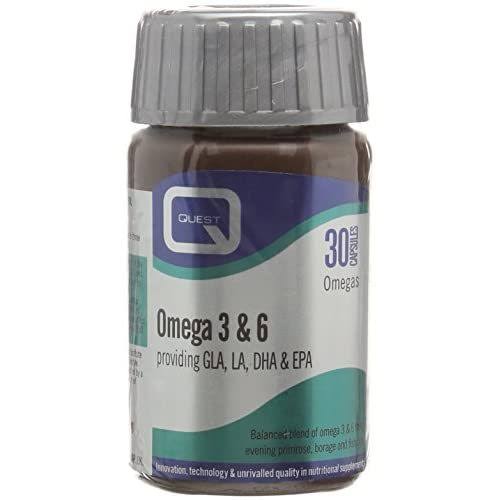 Quest Well-Being Cardio Formula Omega 3 & 6 - 30 Capsules