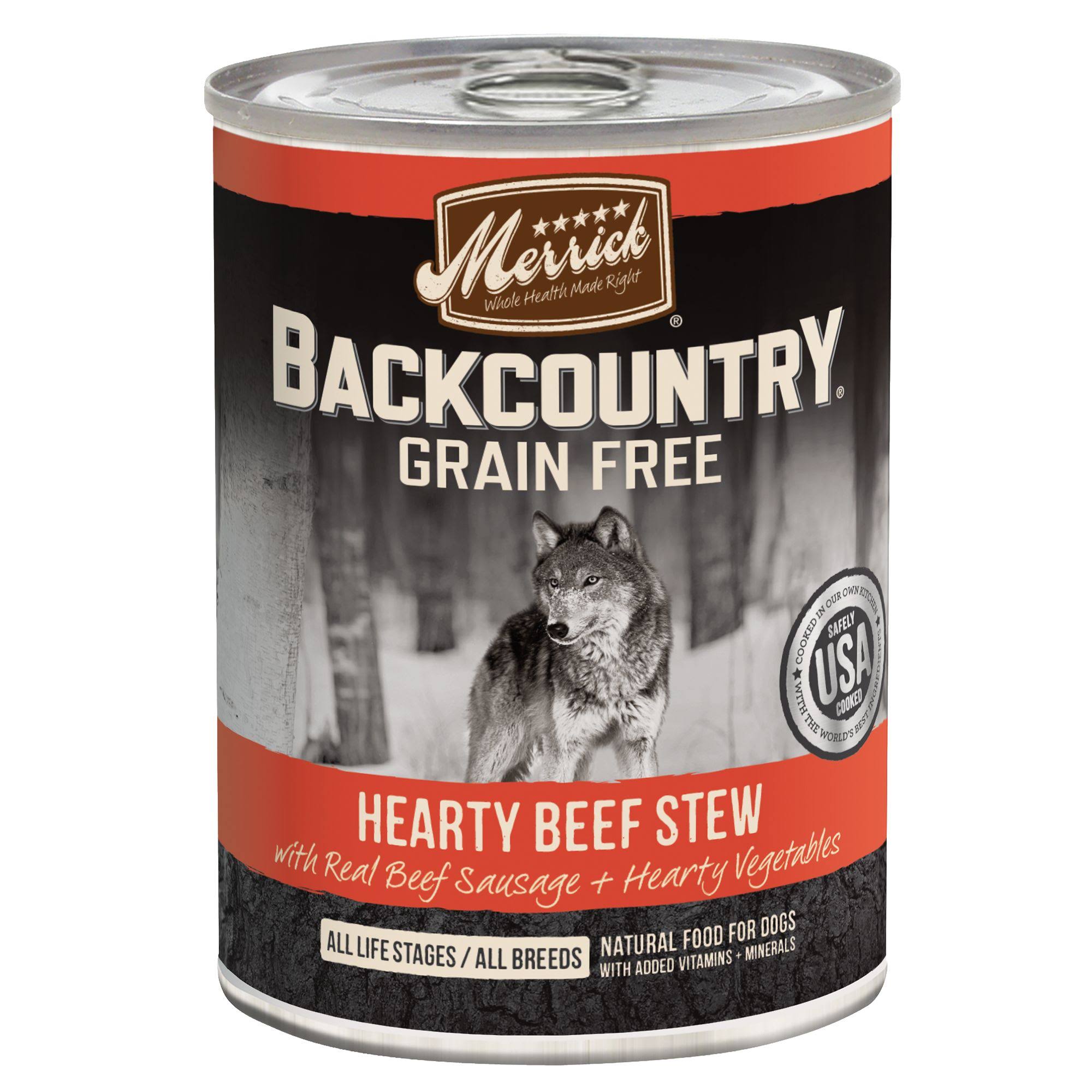Merrick Backcountry Dog Food - Hearty Beef Stew