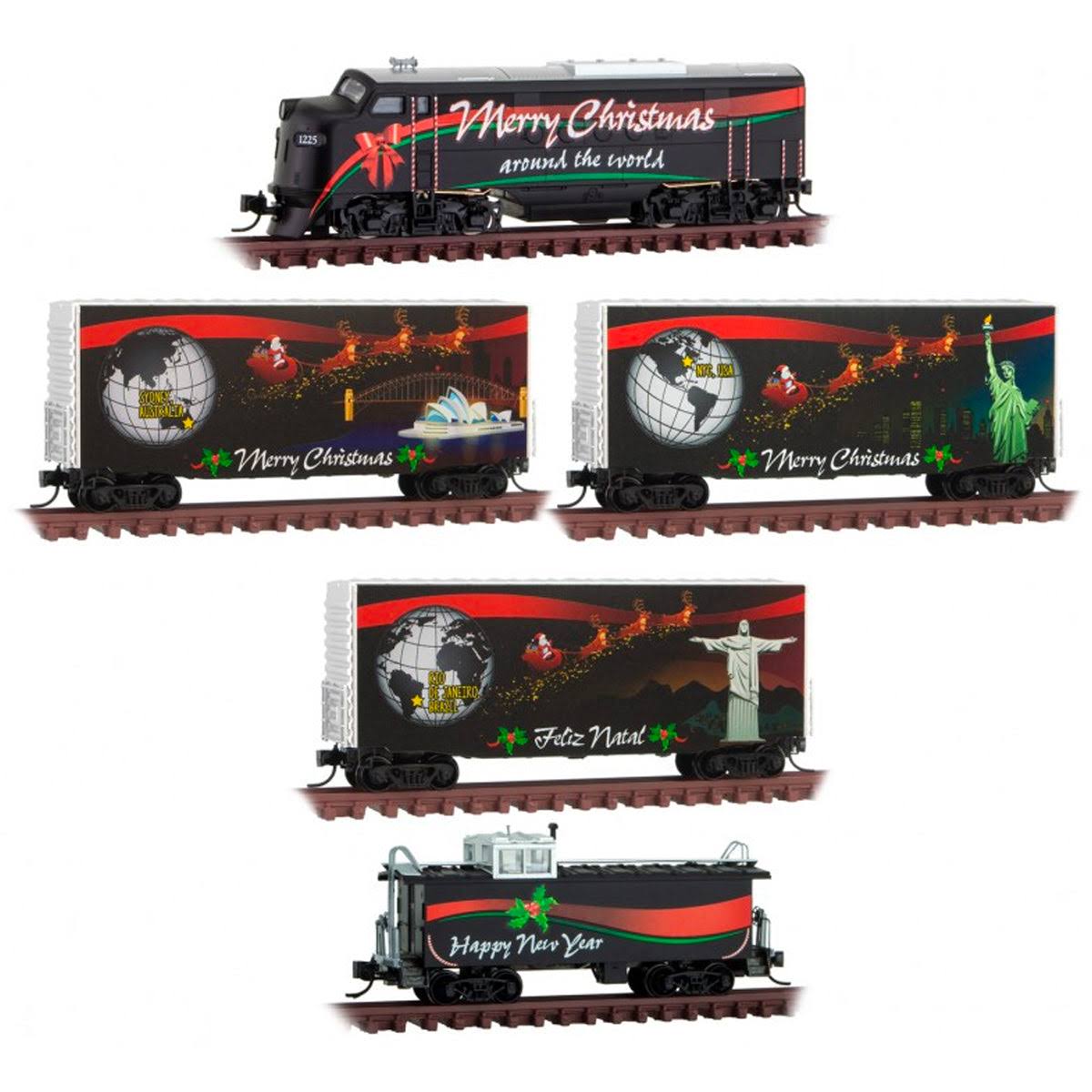 Micro-Trains, N Scale, 99321370, Christmas Around The World Train Set
