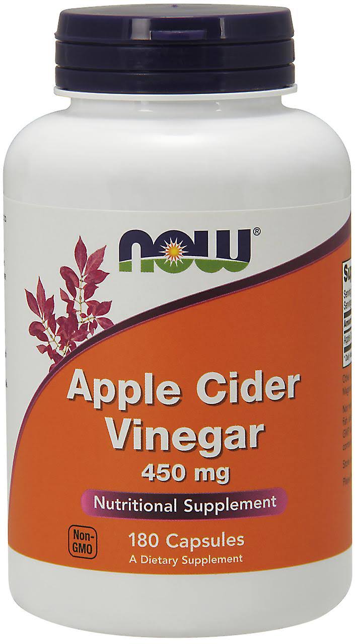 Now Foods Apple Cider Vinegar - 450mg, 180 Capsules