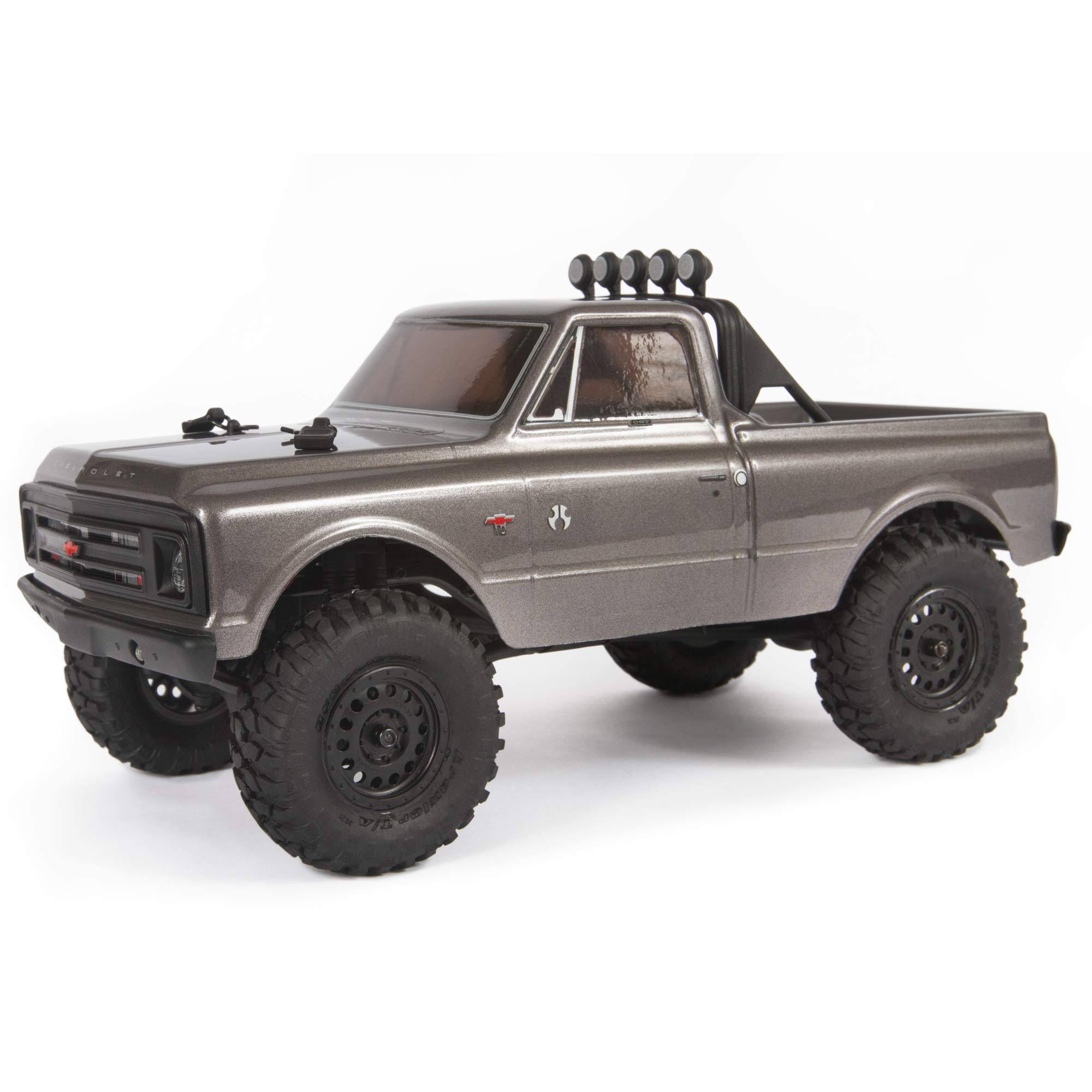Axial AXI00001T2 SCX24 1967 Chevrolet C10 1/24 4WD-RTR, Silver