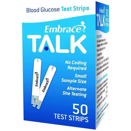 Embrace Talk Test Strips Bundle 400 Ct, Size: 50 Count Pack of 8
