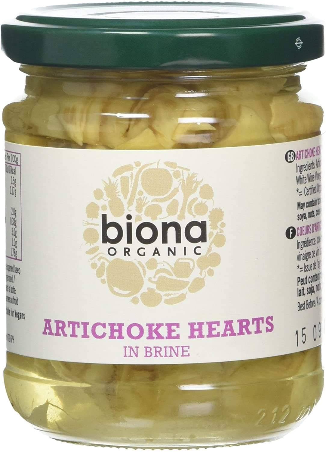 Biona Organic Artichoke Hearts in Brine