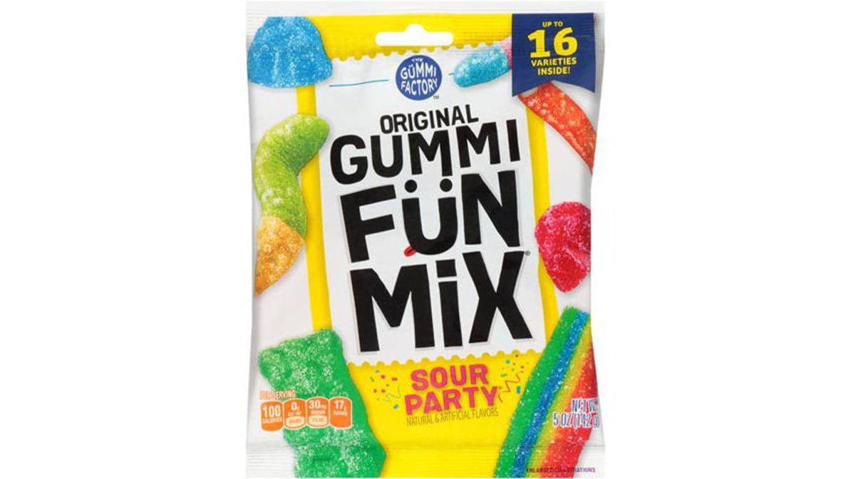 The Gummi Factory Sour Party Original Gummi Fun Mix - 5oz