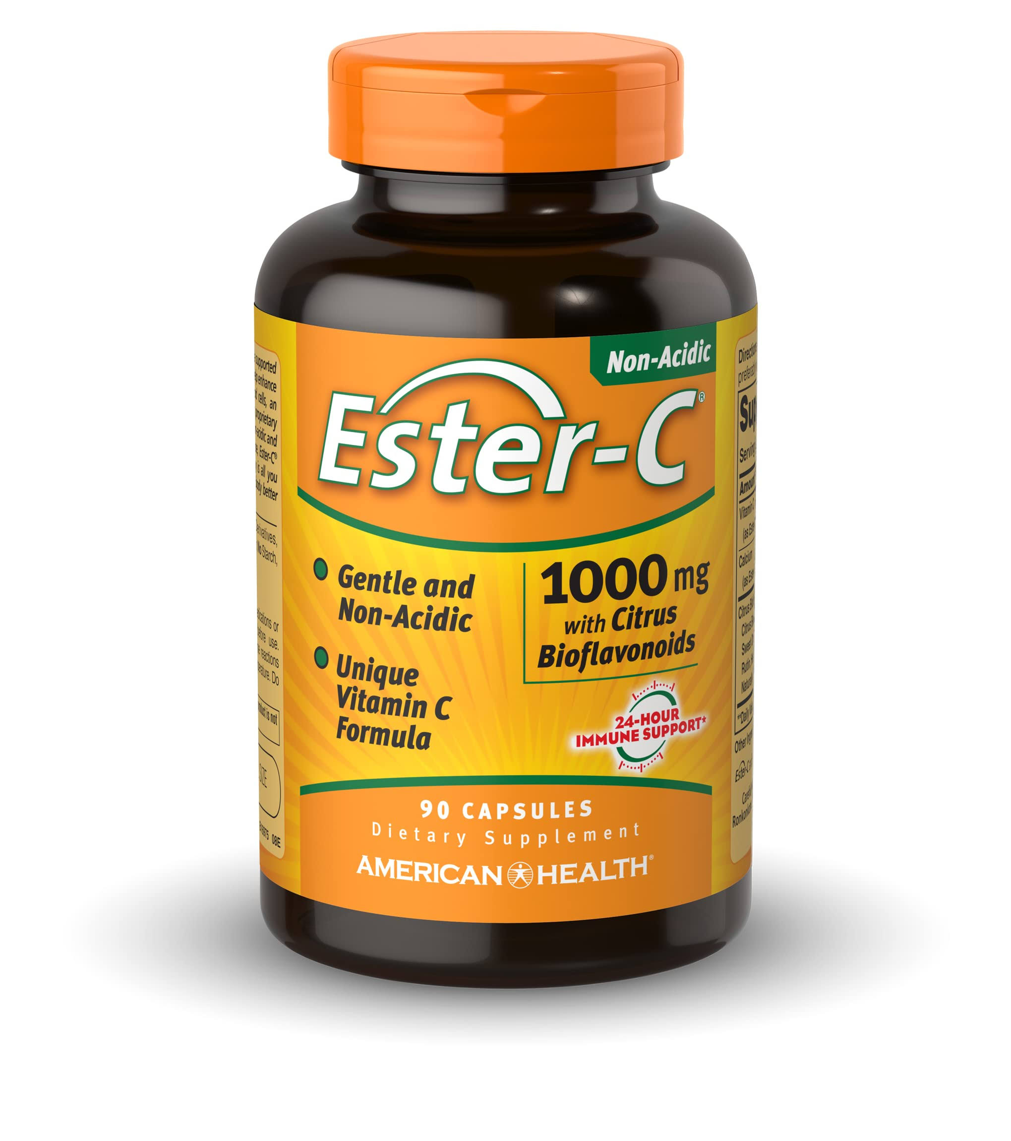 American Health Ester-C with Citrus Bioflavonoids Dietary Supplement - 90 Capsules