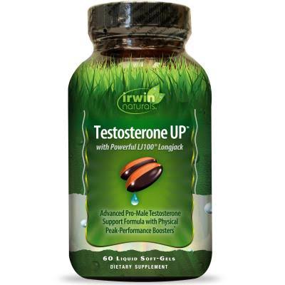 Irwin Naturals Testosterone Up Dietary Supplement - 60 Liquid Soft-Gels