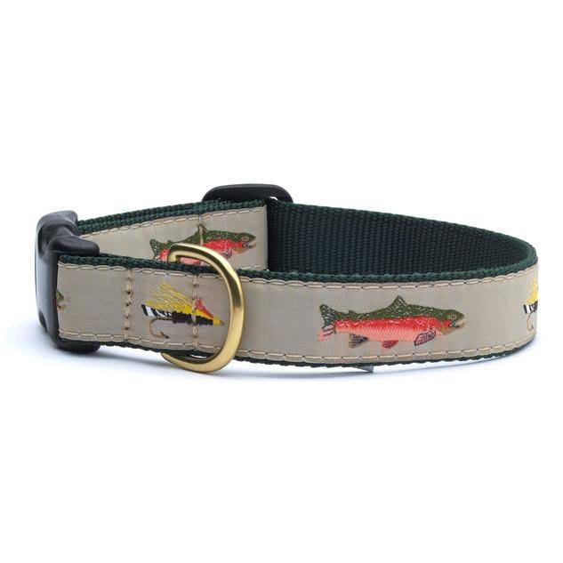 Up Country FLYCQ2W Fly Fishing Pet Collar - Small Wide