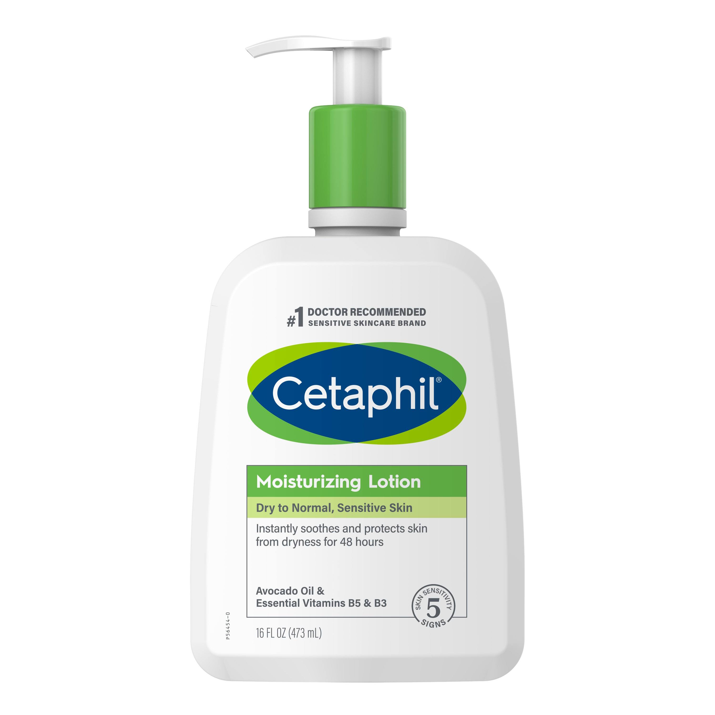 Cetaphil Moisturizing Lotion, Dry to Normal, Sensitive Skin - 16 fl oz