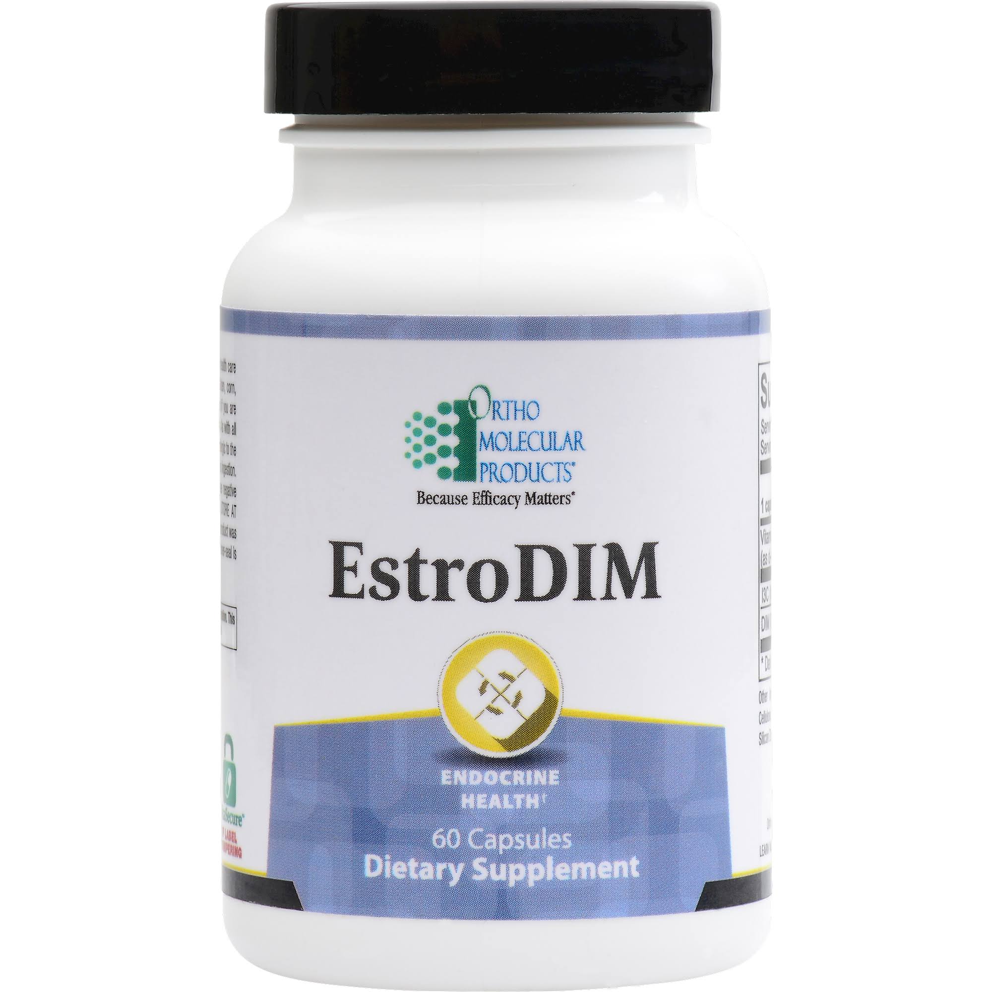 Ortho Molecular Products Estrodim Dietary Supplement - 60 Capsules