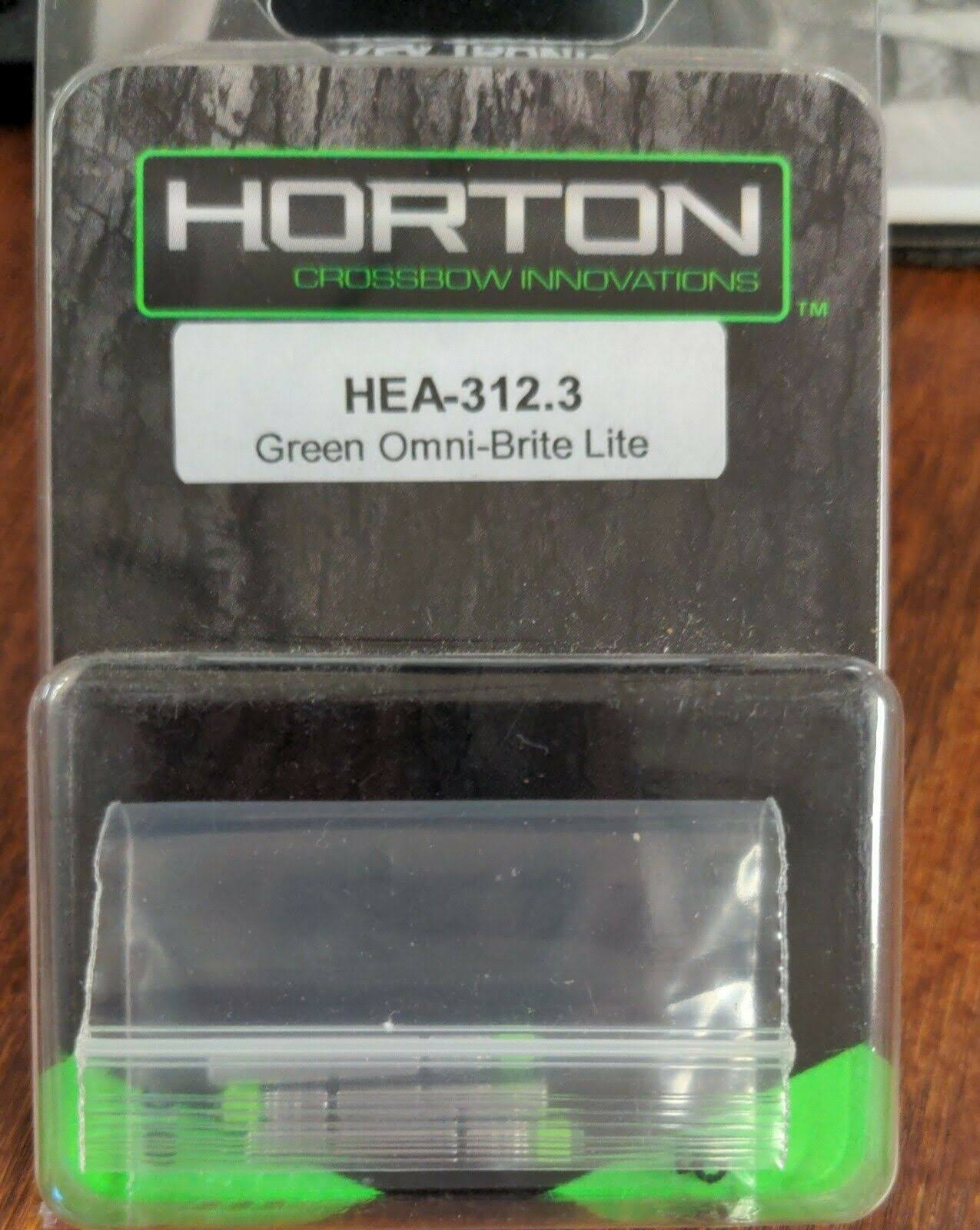 Horton Ten Point Crossbow Omni Brite Lite Stick Replacements - Green, x3